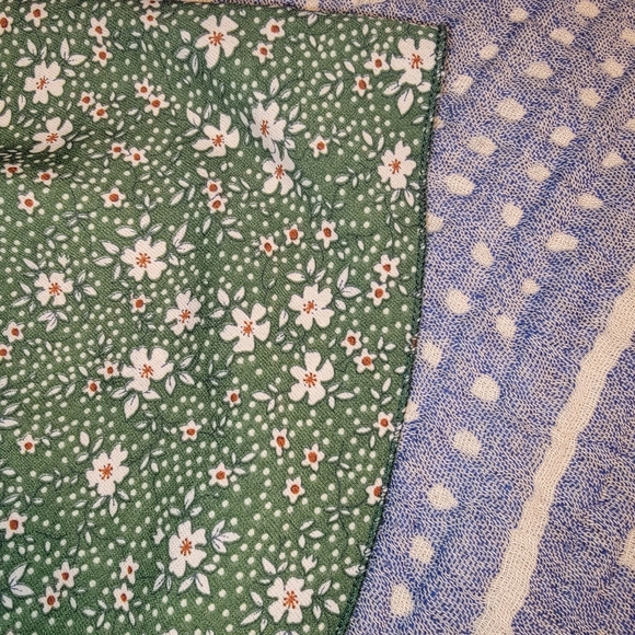 🤑2 for 15🥳 Vintage style dress green button-up floral v-neck midi dress XL - Picture 3 of 3